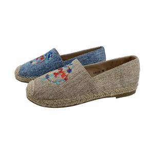 Flat Blue Espadrilles