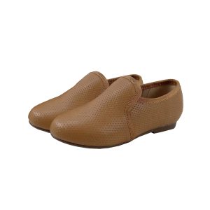 Kids Tan Loafers