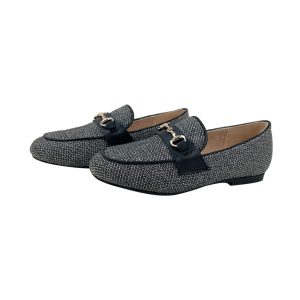 Kids Grey Loafers