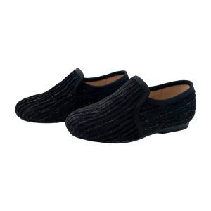 Kids Black Loafers