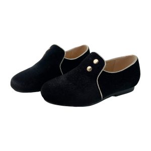 Kids Velvet Loafer