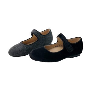 Black Velvet Shoes