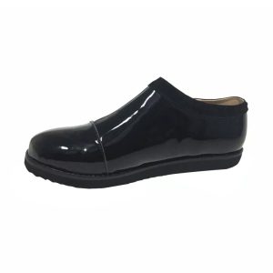 Kids Zip Leather Shoes