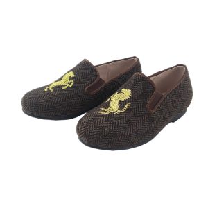 Kids Brown Loafers