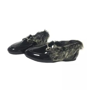 Black Leather Loafer