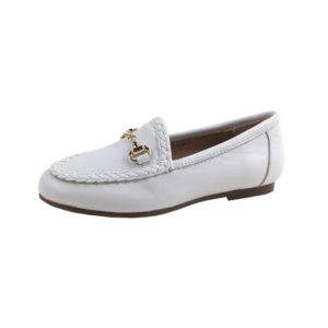 Kids White Loafer