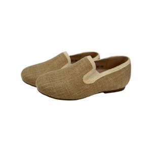 Kids Beige Loafers