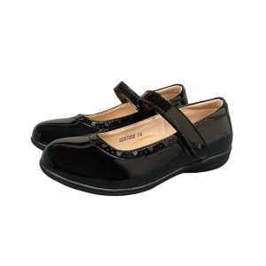 Girls Black Princess Shoes
