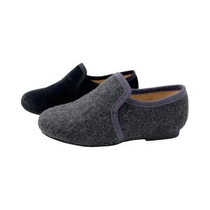 Kids Velvet Loafers