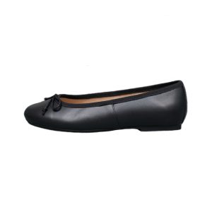 Black Slip-On Flat Shoes